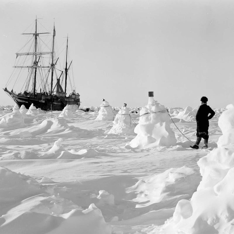Ernest Shackleton's Ship moored in the Antarctic - Scented Candle