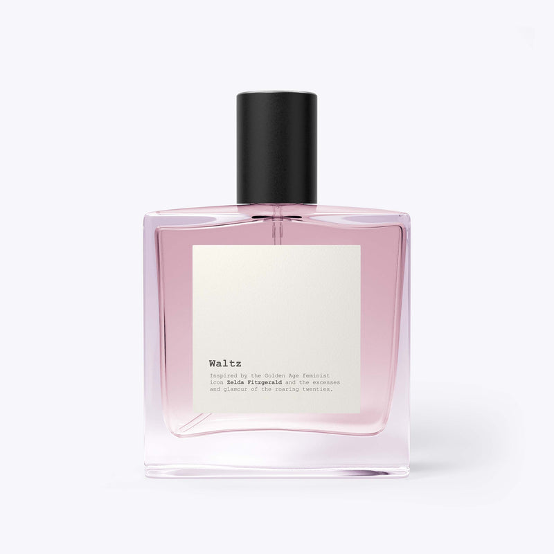 Waltz is a perfume inspired by Zelda Fitzgerald and the glamour of her lifestyle in the roaring twenties